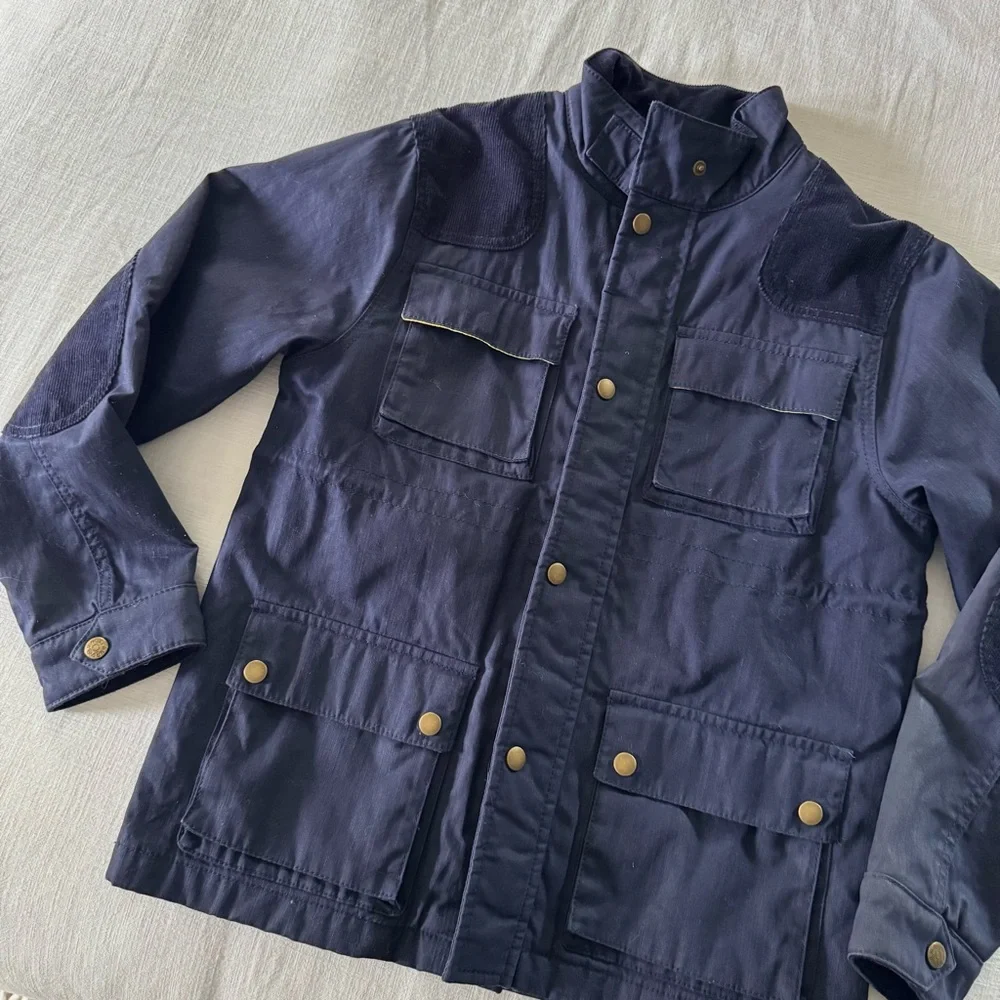 Mini Boden Field Utility Jacket, Navy - size 11-12